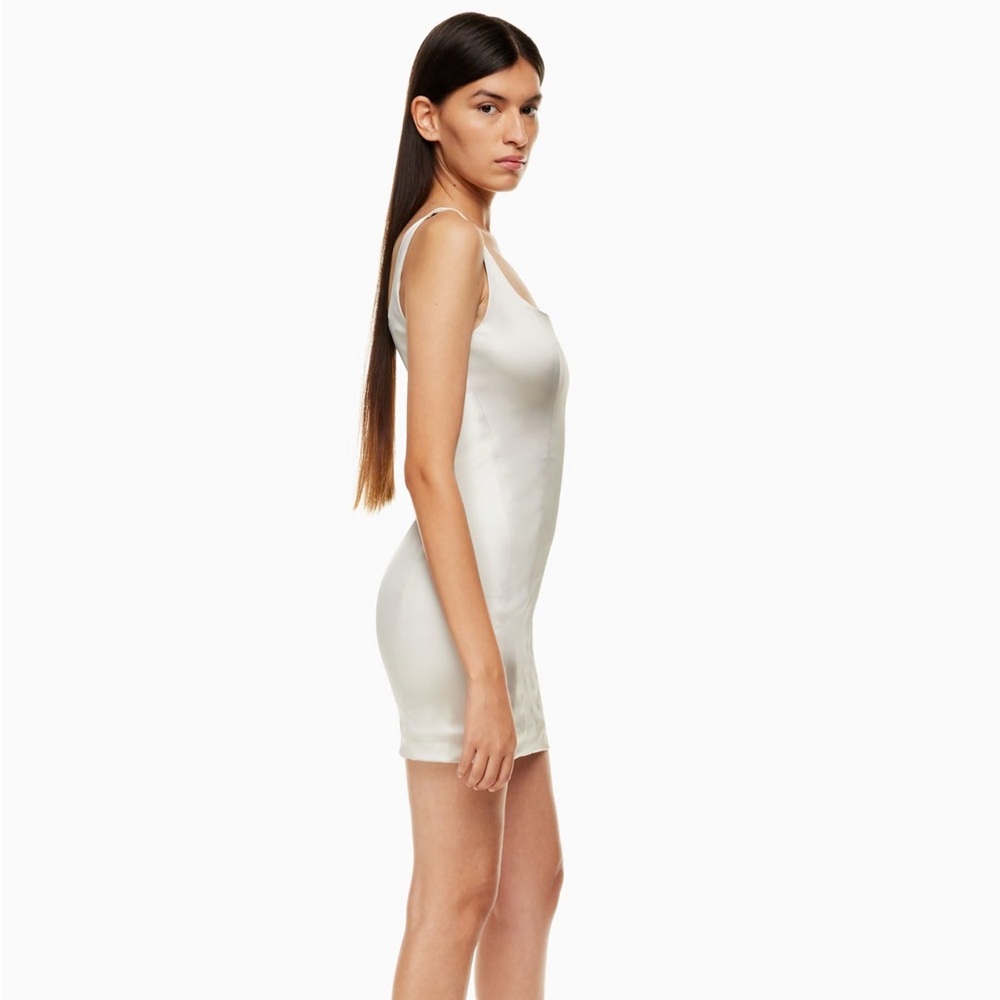 Aritzia TEN by Babaton Premiere Dress in Birch Color Size 8 - Picture 3 of 16